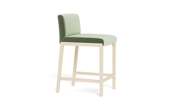 Callen Wood Framed Upholstered Stool - Image 2