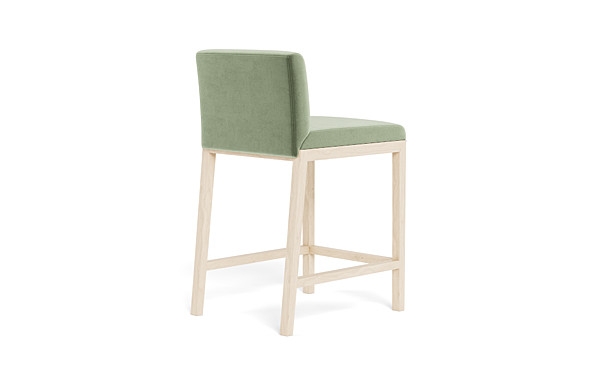 Callen Wood Framed Upholstered Stool - Image 1