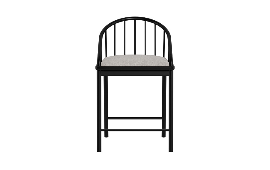 Alten Wood Framed Upholstered Seat Counter Stool - Image 0