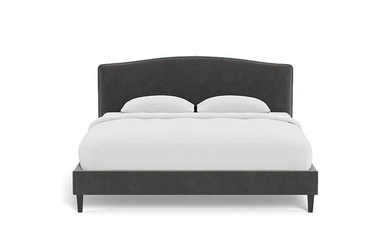 Celia Upholstered Bed with Contrast Piping - Image 0