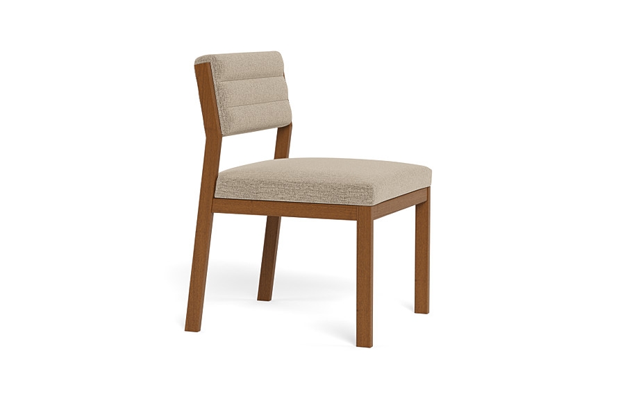 Nora Upholstered Armless Chair - Image 3