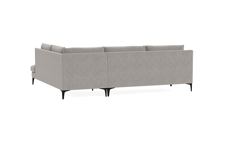 Caitlin 3-Seat  Bumper Sectional by The Everygirl®_ Down Alternative fill - Image 4