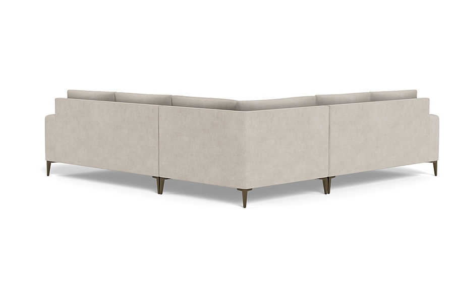 Saylor Wide Arm Corner 4-Seat Sectional Sofa - Image 4
