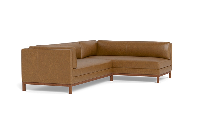 Jasper Leather  Chaise Sectional - Image 4