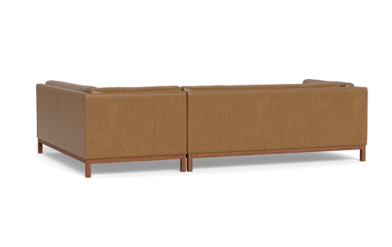 Jasper Leather  Chaise Sectional - Image 1