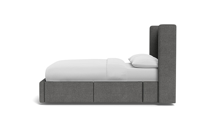 Graham Upholstered Bed with Storage Option - Image 1
