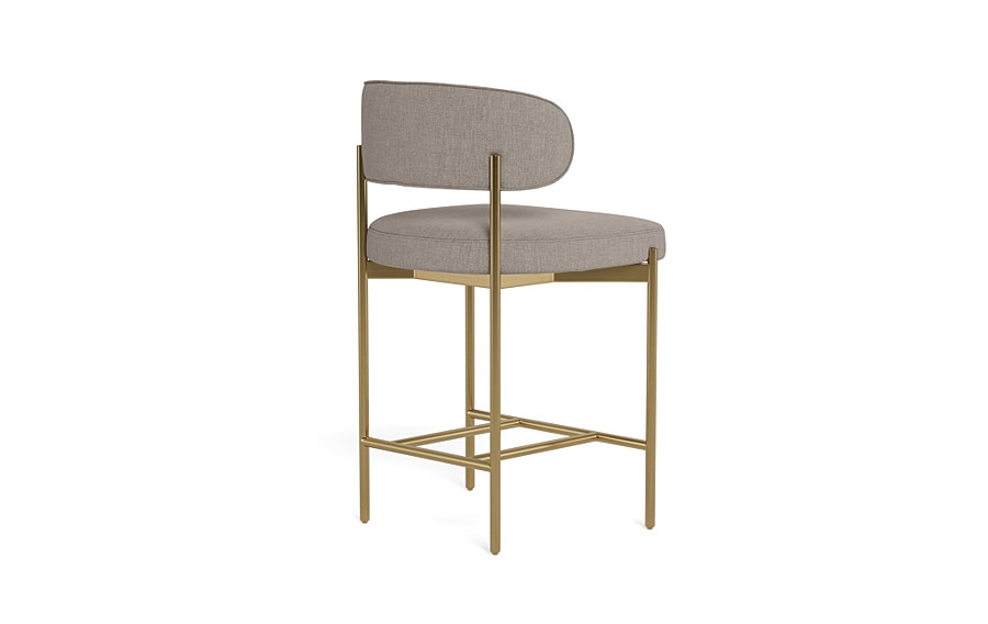 Hollis Metal Framed Upholstered Counter Stool - Image 4
