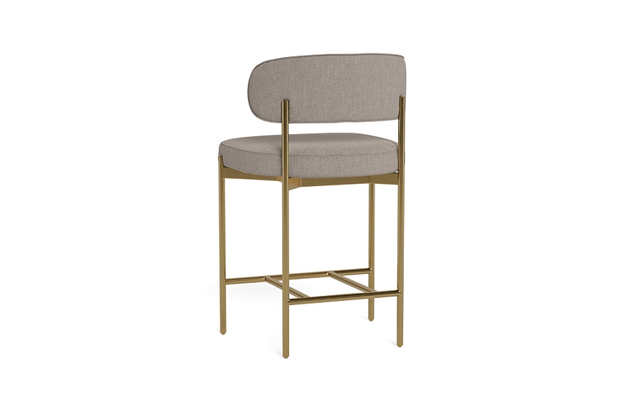 Hollis Metal Framed Upholstered Counter Stool - Image 3