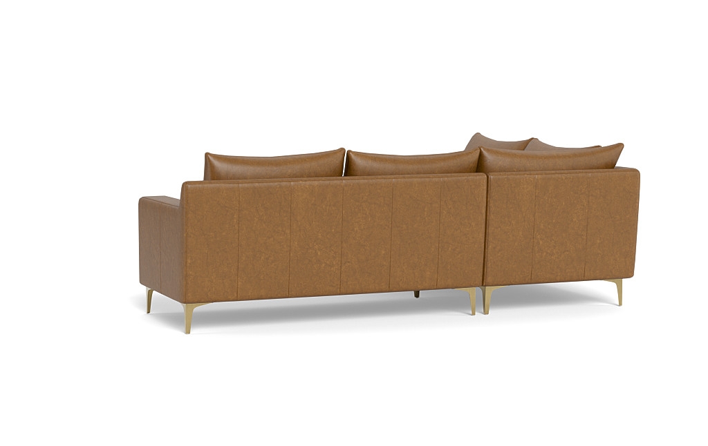 Sloan Leather 3-Seat Left Bumper Sectional - Image 2