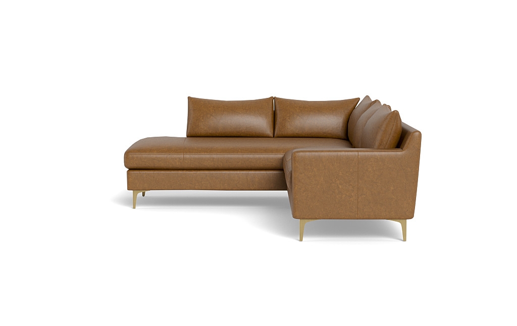 Sloan Leather 3-Seat Left Bumper Sectional - Image 1