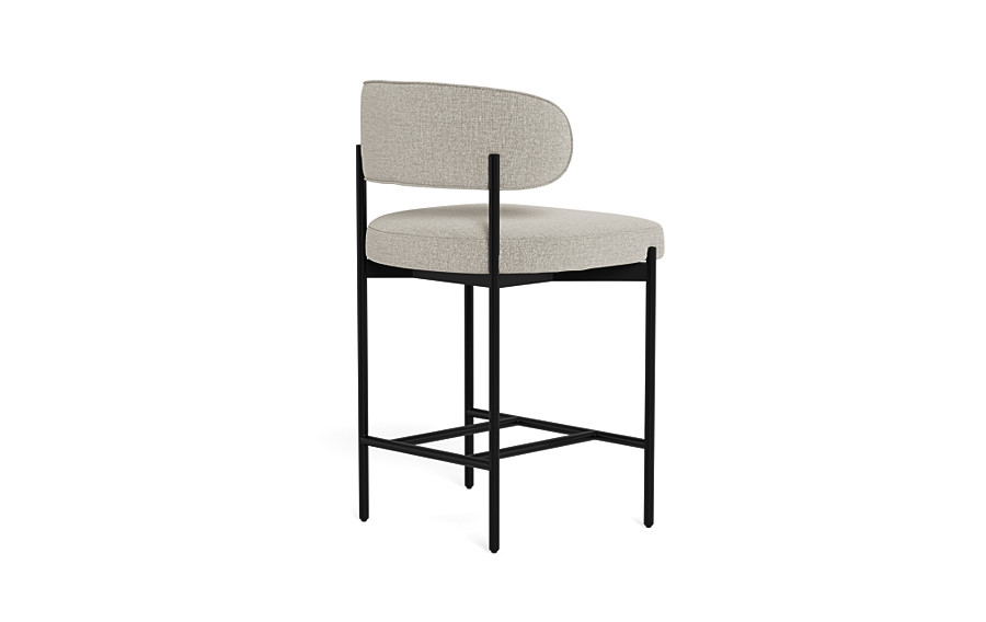 Hollis Metal Framed Upholstered Counter Stool - Image 2