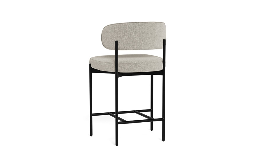 Hollis Metal Framed Upholstered Counter Stool - Image 4