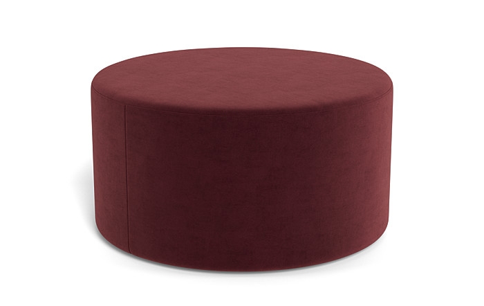 Colten Round Coffee Table Ottoman - Image 1