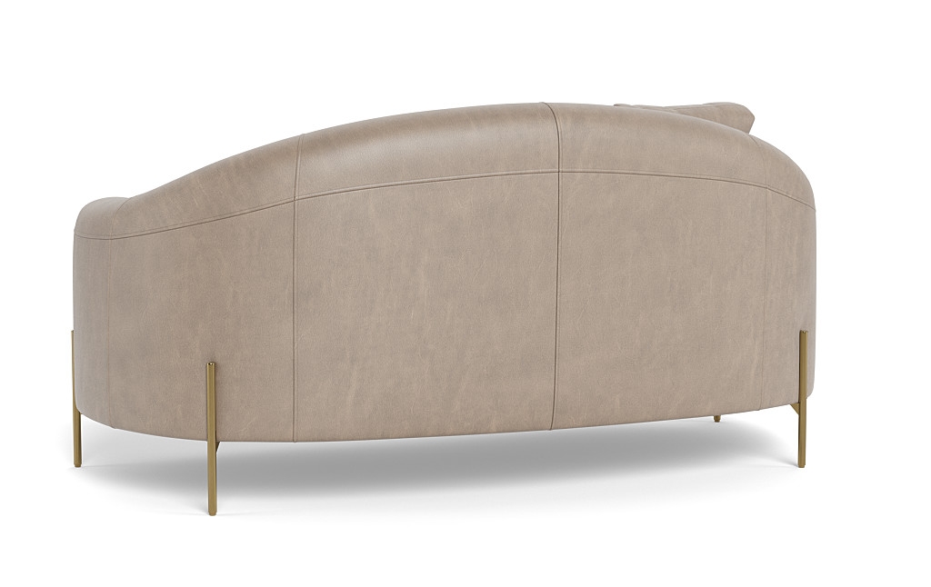 Fiona Leather Loveseat - Image 1