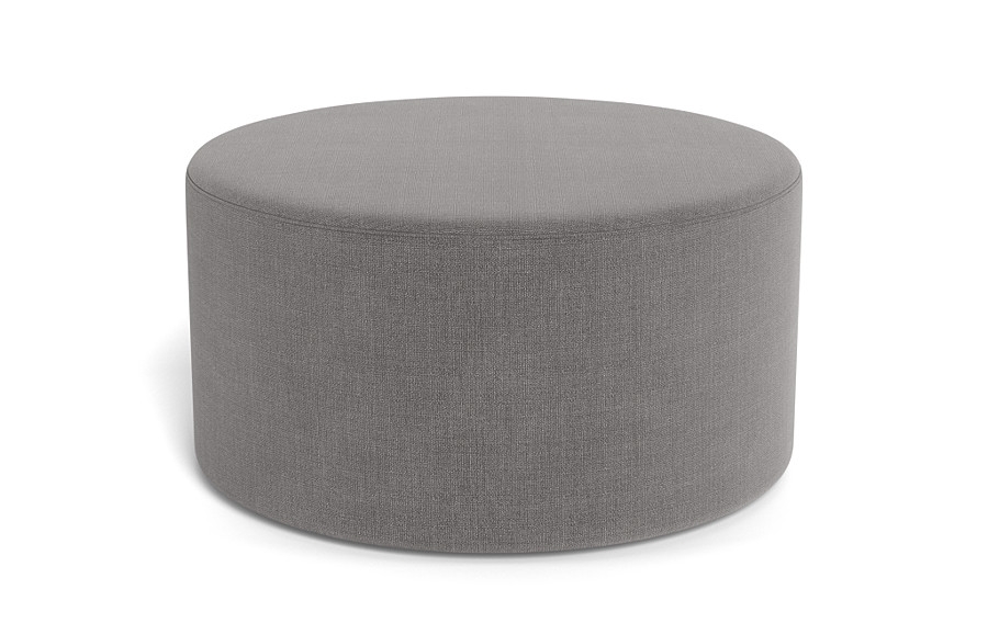 Colten Round Coffee Table Ottoman - Image 1