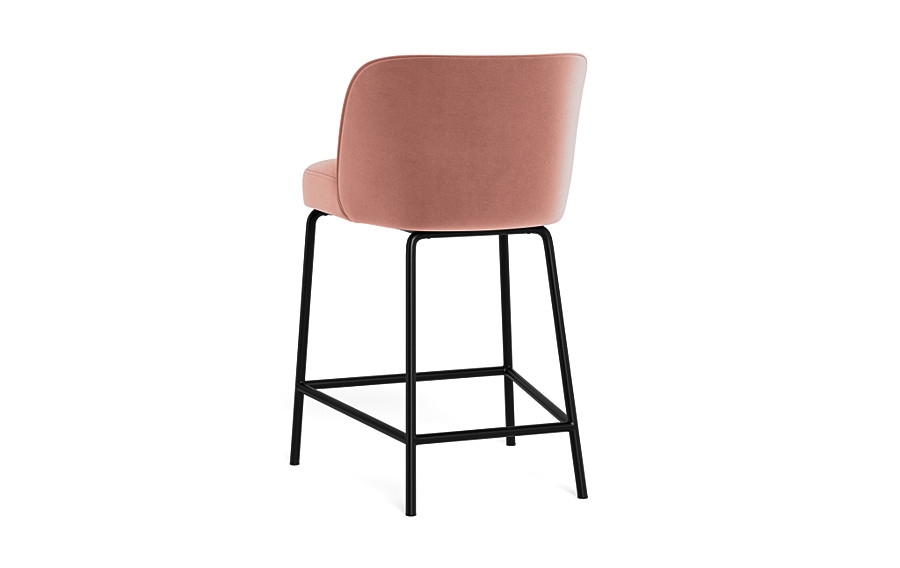 Graham Metal Framed Upholstered Counter Stool - Image 1
