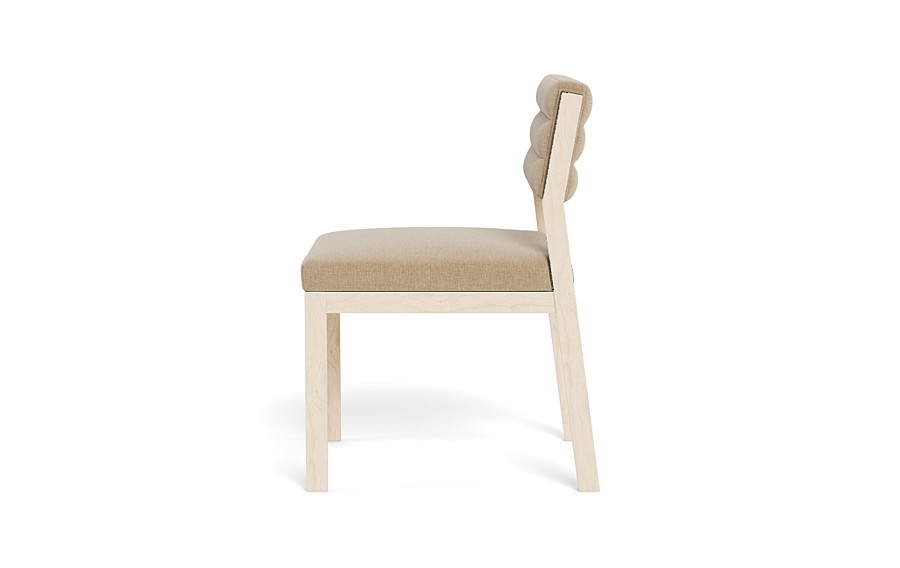 Nora Upholstered Armless Chair - Image 2