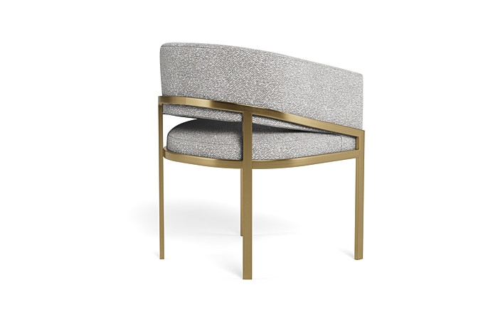 Mina Metal Framed Upholstered Chair - Image 4