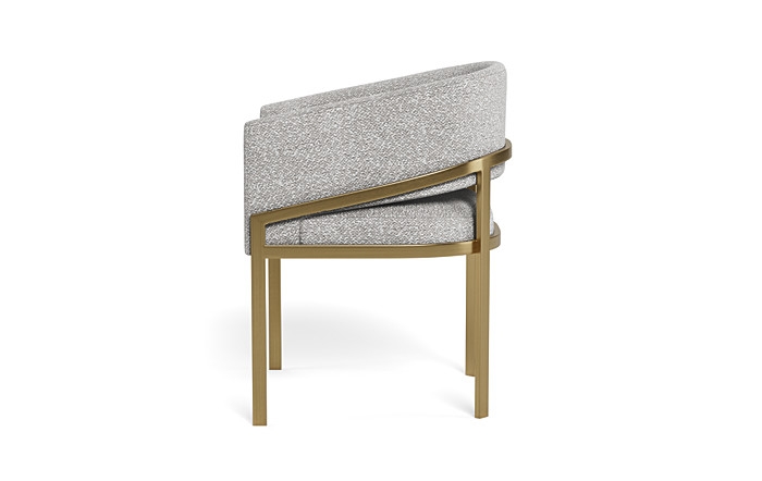 Mina Metal Framed Upholstered Chair - Image 1