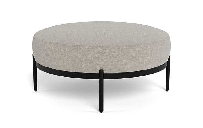Kyle Round Coffee Table Ottoman - Image 1