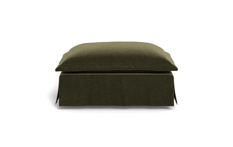 Skylar Rectangle Slipcovered Ottoman - Image 0