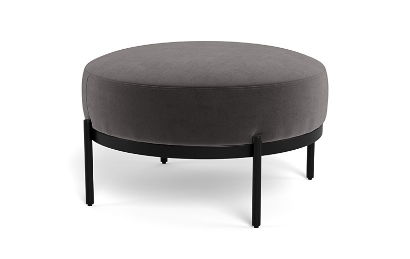 Kyle Round Stool Ottoman - Image 3