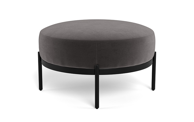 Kyle Round Stool Ottoman - Image 2