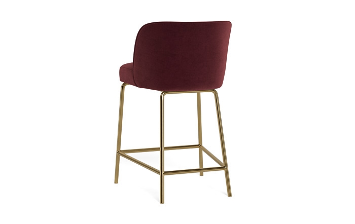 Graham Metal Framed Upholstered Counter Stool - Image 1