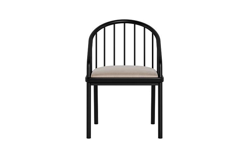 Alten Leather Wood Framed Upholstered Seat Chair - Image 0