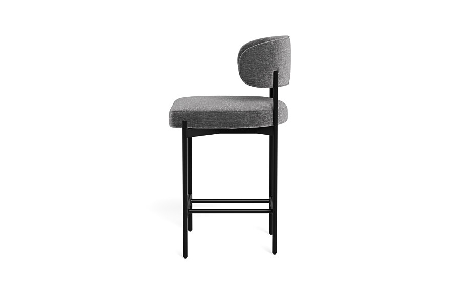 Hollis Metal Framed Upholstered Counter Stool - Image 2