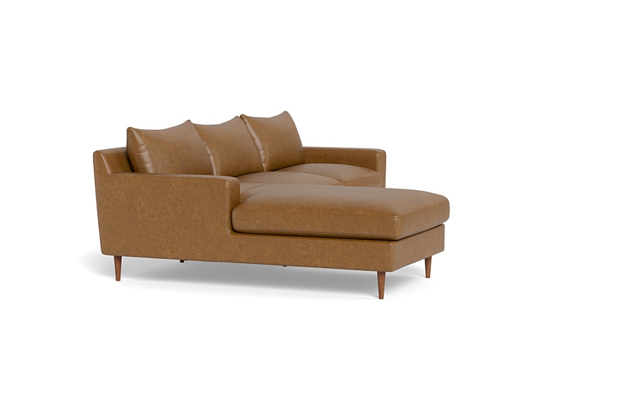 Sloan Leather  Chaise Sectional - Image 1