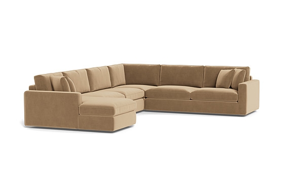 James 4-Piece 5-Seat Corner Chaise Sectional Left - Image 3