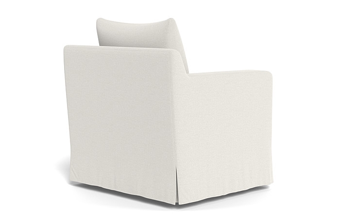 Sloan Slipcovered Swivel Chair - Image 2