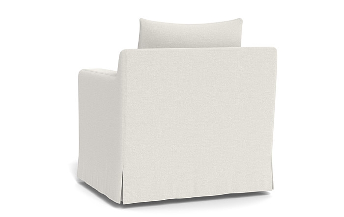 Sloan Slipcovered Swivel Chair - Image 3