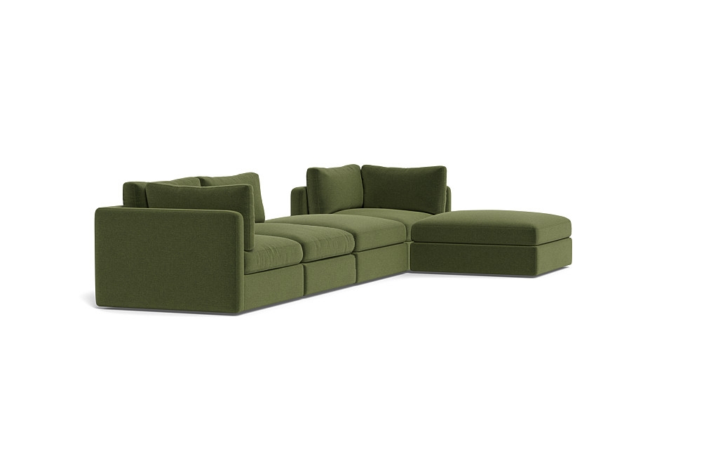 Tatum Modular Chaise Sectional with Open Ottoman - Image 4