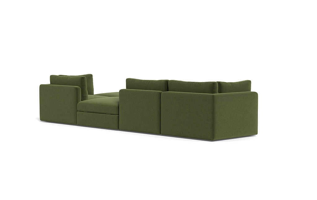Tatum Modular Chaise Sectional with Open Ottoman - Image 1