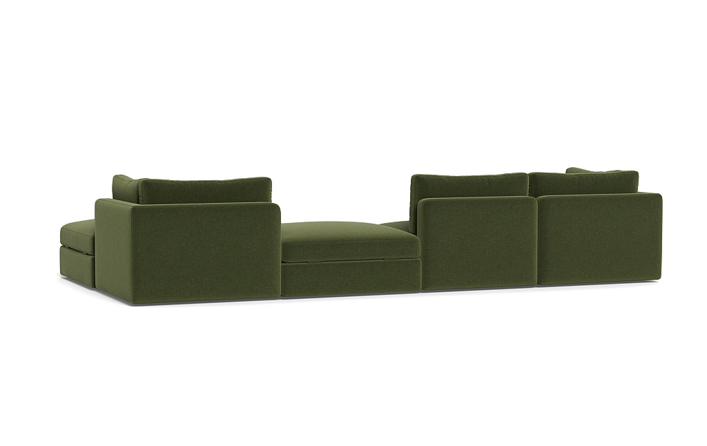 Tatum Modular Chaise Sectional with Open Ottoman - Image 2