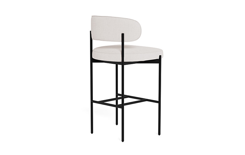 Hollis Metal Framed Upholstered Bar Stool - Image 3