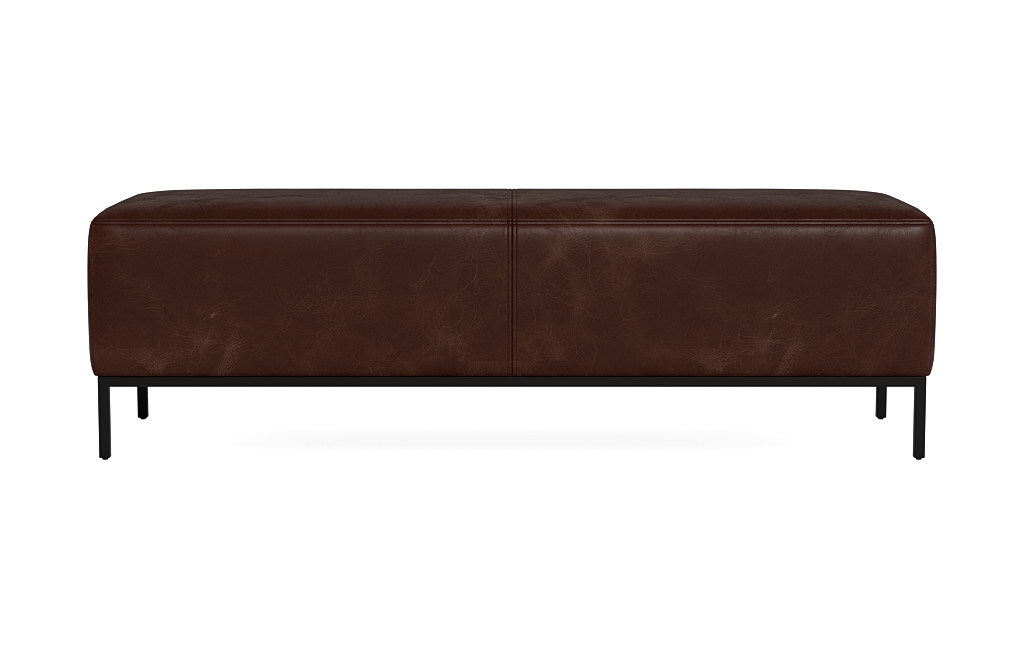 Miller Leather Bench - Image 0