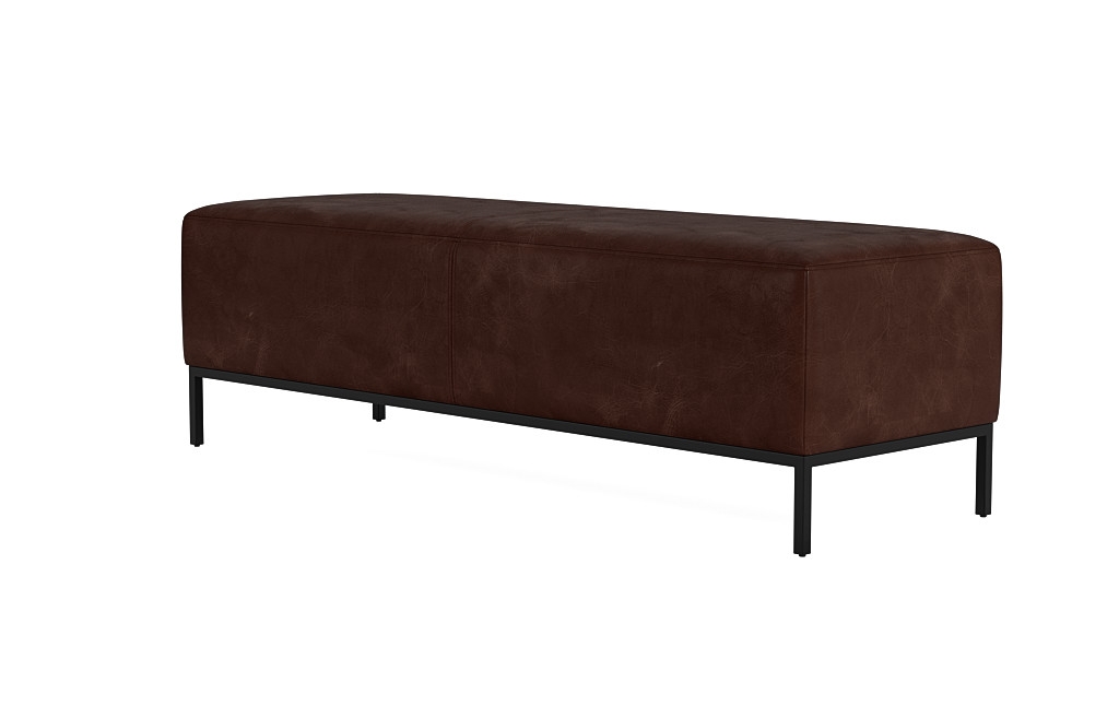 Miller Leather Bench - Image 3