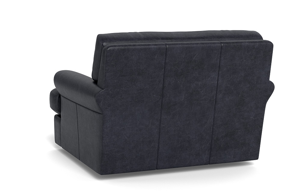 Maxwell Leather Swivel Chair by Apartment Therapy - Image 1