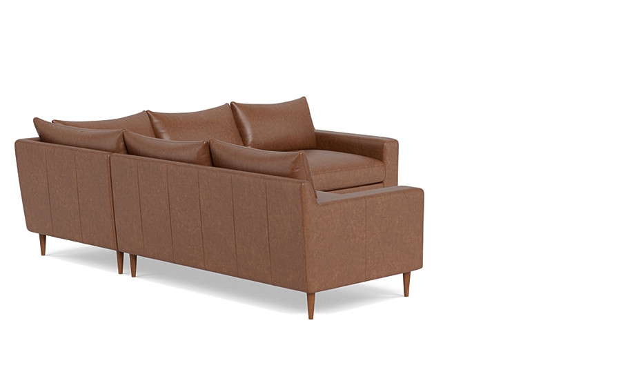 Sloan Leather 4-Seat Corner Sectional Sofa - Image 3
