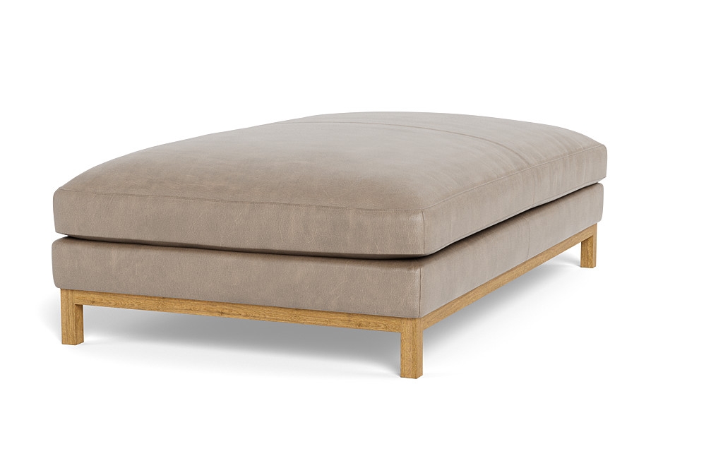 Jasper Leather Ottoman _Buy Now/ decide later - Image 4