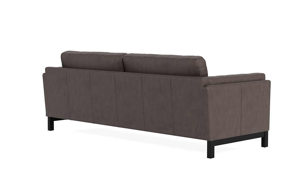 Gaby Leather 2-Seat Sofa - Image 1