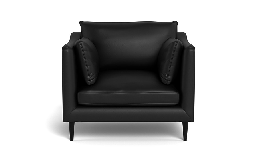 Caitlin Leather Accent Chair by The Everygirl® - Image 0