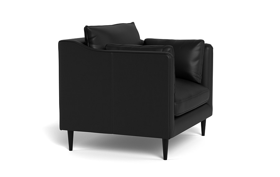 Caitlin Leather Accent Chair by The Everygirl® - Image 1