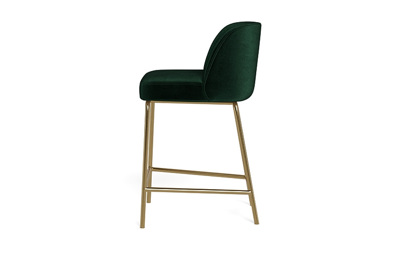 Graham Metal Framed Upholstered Counter Stool - Image 3