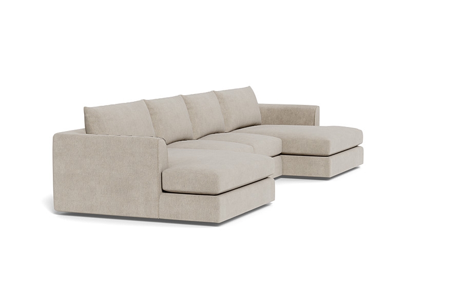 Beckham Modular U-Chaise 4 Seat Sectional - Image 3