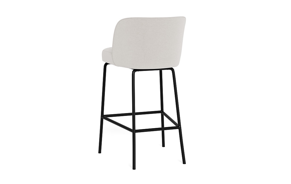 Graham Metal Framed Upholstered Bar Stool - Image 4