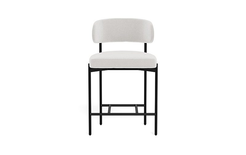 Hollis Metal Framed Upholstered Counter Stool - Image 0